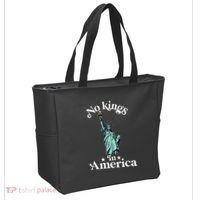 No Kings In America Flag Protest Save Democracy Tote Bag thumb 2