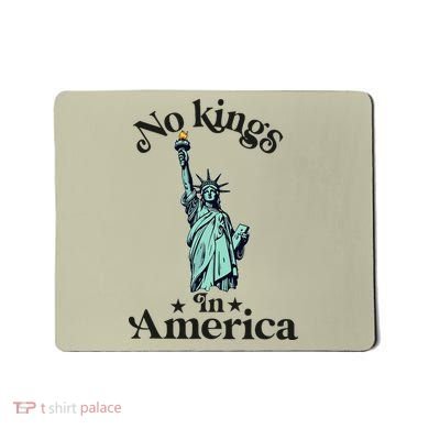 No Kings In America Flag Protest Save Democracy Mousepad