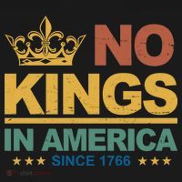 No Kings In America Vintage Democracy  T-Shirt thumb 7