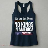 No Kings In America We The People Political Protest Women's Tank Top thumb 3