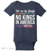 No Kings In America We The People Political Protest Baby Bodysuit thumb 0