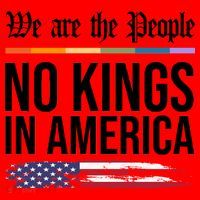 No Kings In America We The People Political Protest Santa Hat thumb 1