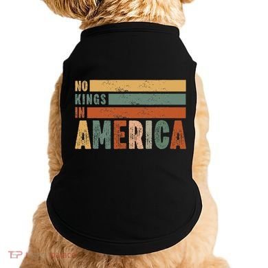 No Kings In America Flag Protest Save Democracy Doggie Tank