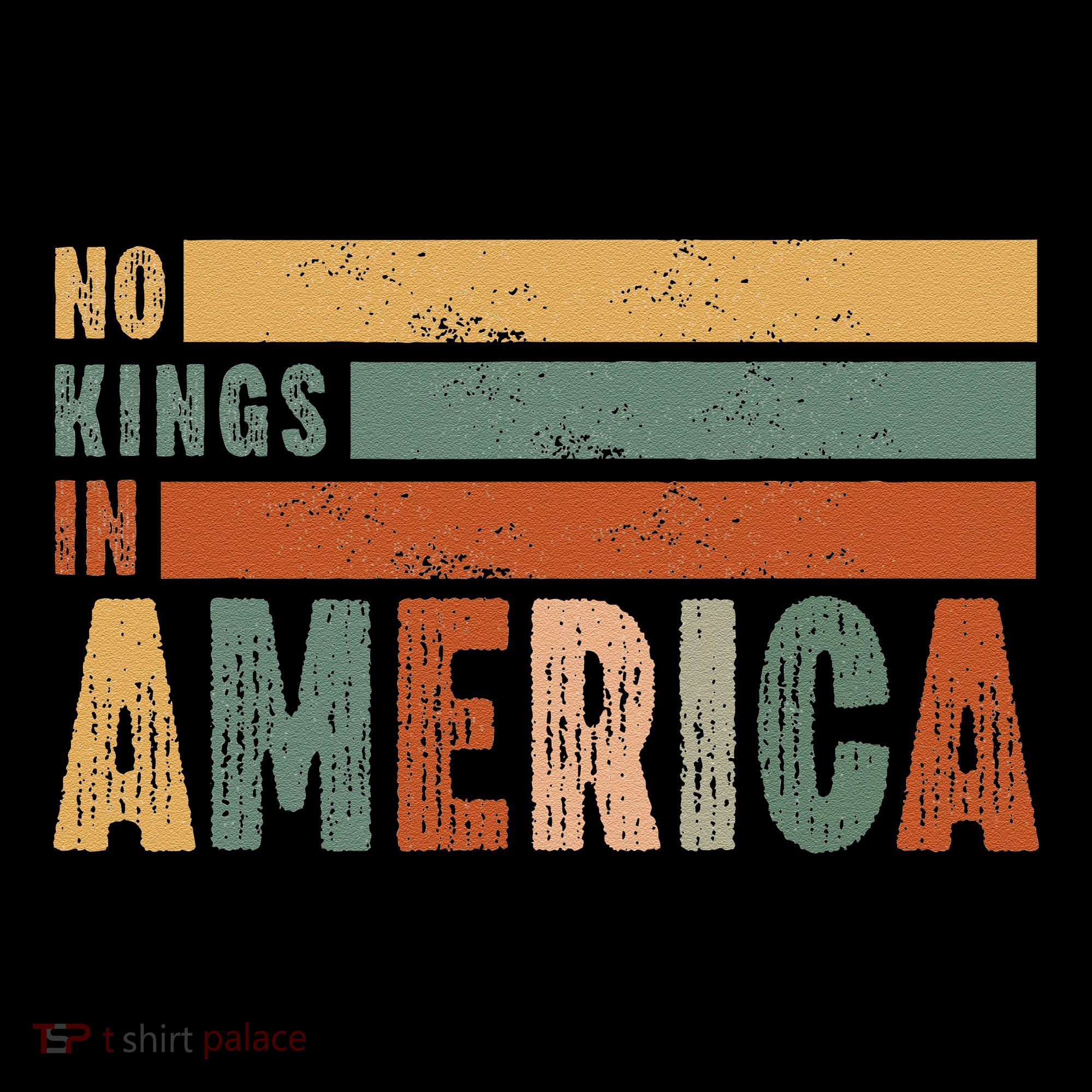 No Kings In America Flag Protest Save Democracy Women's Hoodie