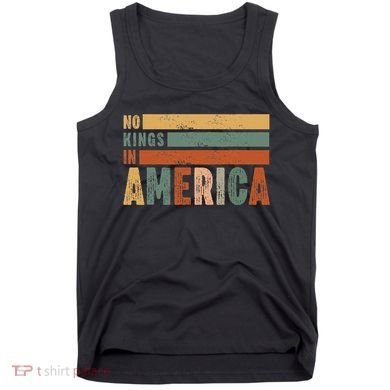 No Kings In America Flag Protest Save Democracy Tank Top