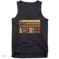 No Kings In America Flag Protest Save Democracy Tank Top thumb 0