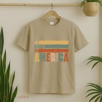 No Kings In America Flag Protest Save Democracy T-Shirt thumb 2