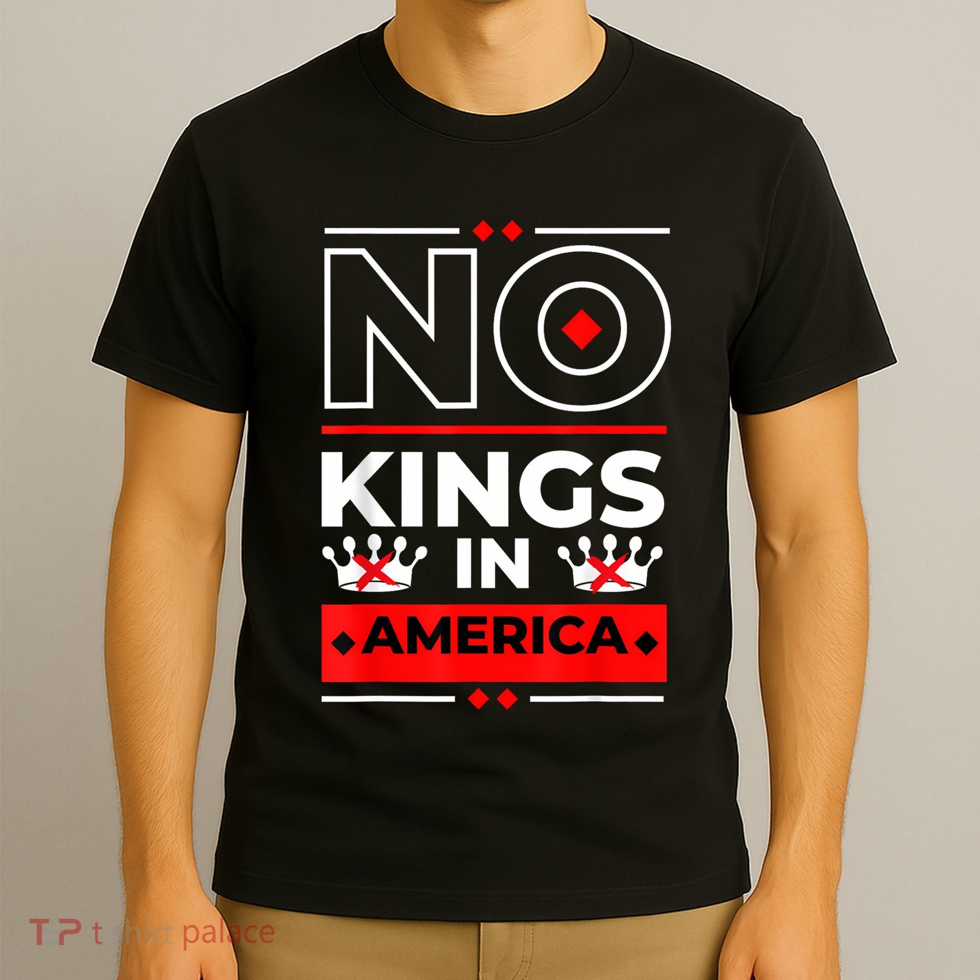 No Kings In America We The People Political T-Shirt