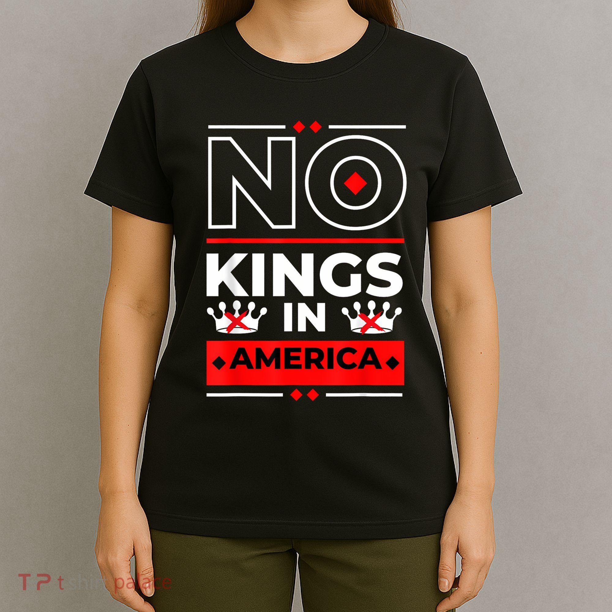 No Kings In America We The People Political T-Shirt