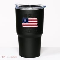 No Kings In America Flag Protest Save Democracy Tumbler thumb 0