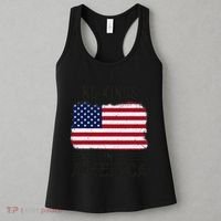 No Kings In America Flag Protest Save Democracy Women's Tank Top thumb 3