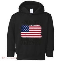No Kings In America Flag Protest Save Democracy Toddler Hoodie thumb 0