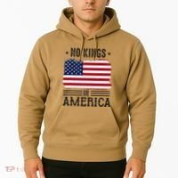 No Kings In America Flag Protest Save Democracy Hoodie thumb 2