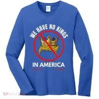 No Kings In America Women's Long Sleeve Shirt thumb 0