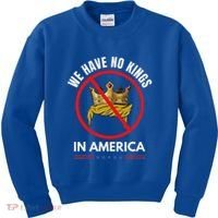 No Kings In America Kids Sweatshirt thumb 0