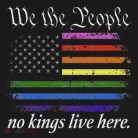 No Kings Live Here We The People Political Backpack thumb 2