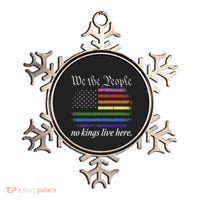 No Kings Live Here We The People Political Ornament thumb 0