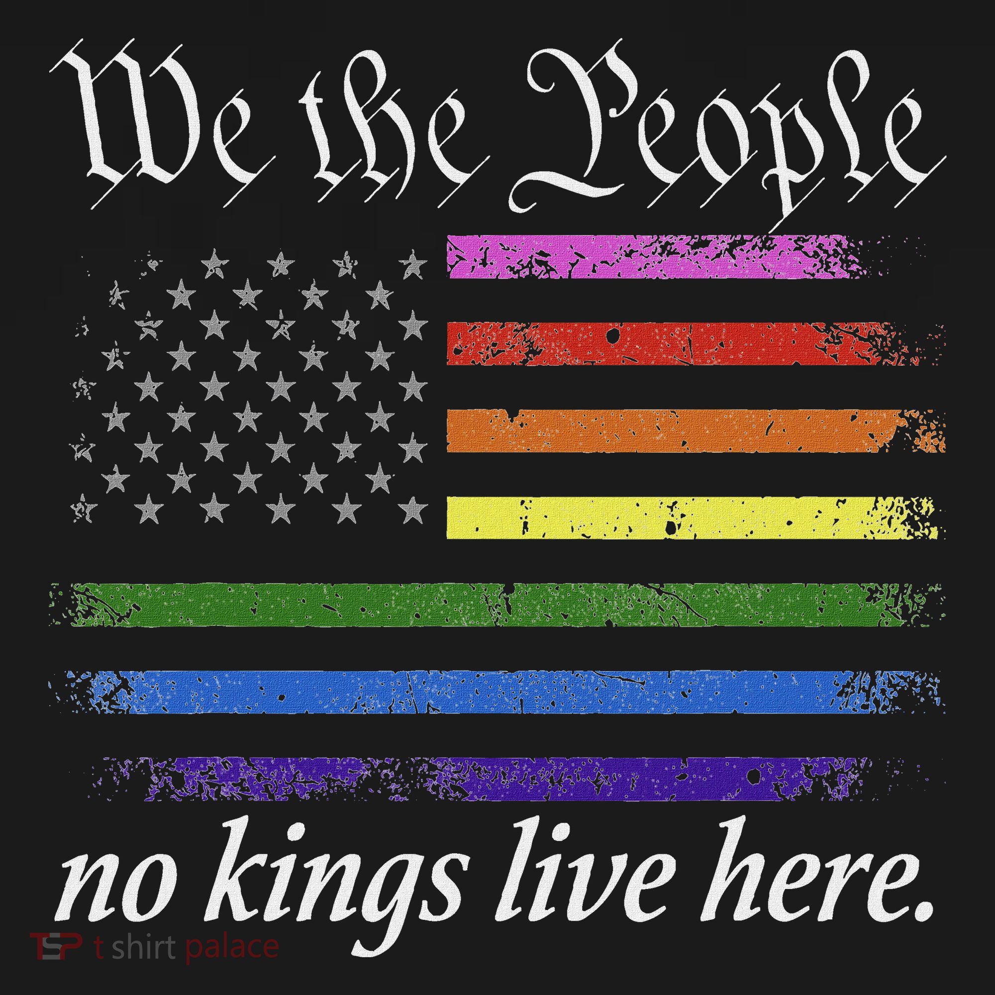 No Kings Live Here We The People Political Ornament