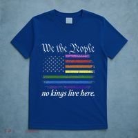 No Kings Live Here We The People Political T-Shirt thumb 5