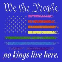 No Kings Live Here We The People Political Mousepad thumb 1