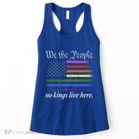 No Kings Live Here We The People Political Women's Tank Top thumb 0