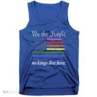 No Kings Live Here We The People Political Tank Top thumb 0