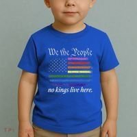 No Kings Live Here We The People Political Toddler T-Shirt thumb 2