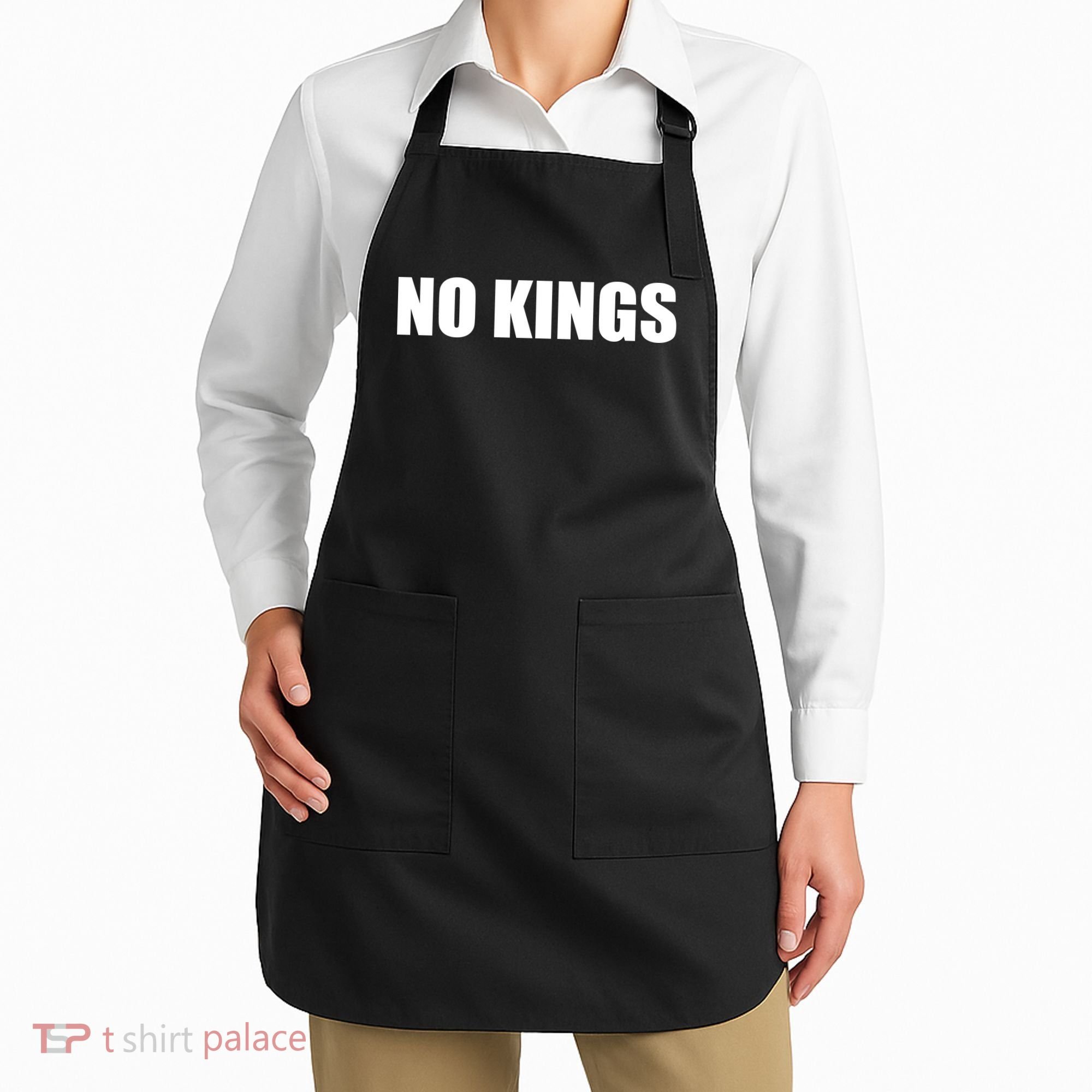 NO KINGS Apron
