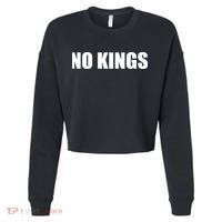 NO KINGS Cropped Pullover Crew thumb 0