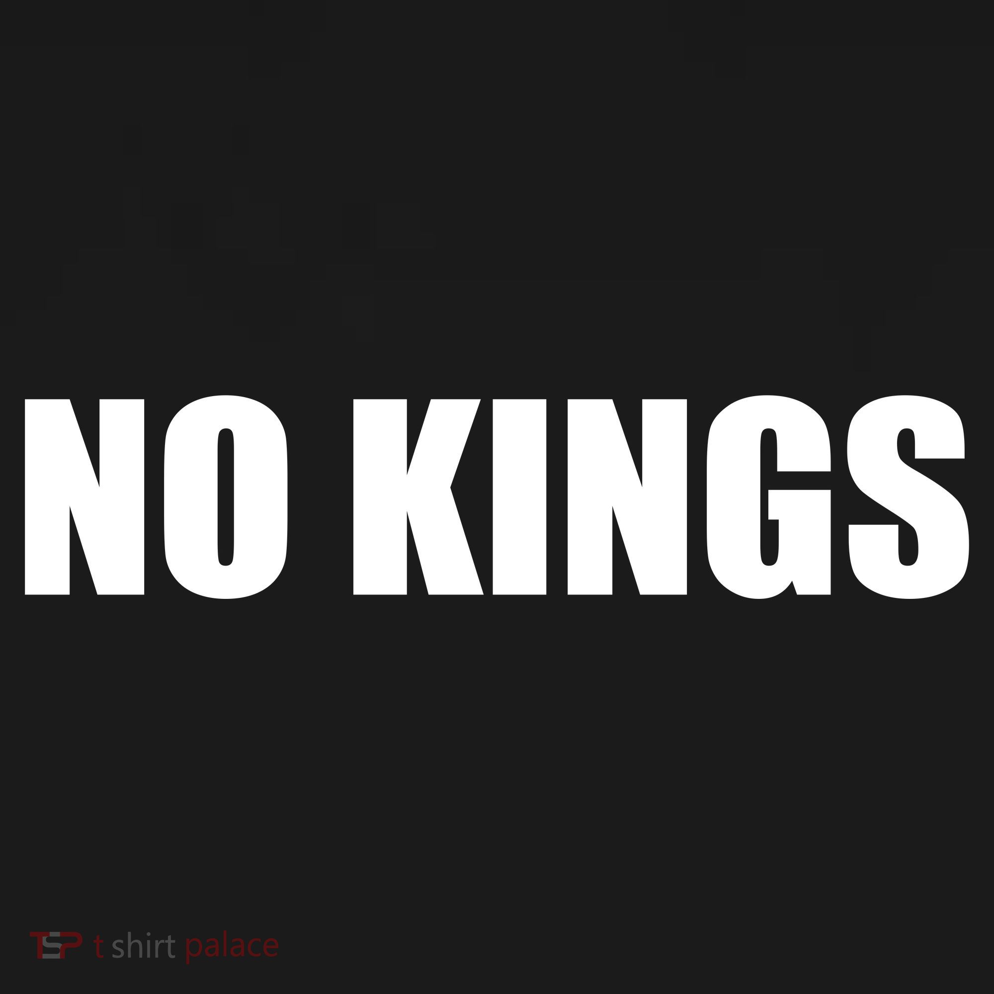 NO KINGS Cropped Pullover Crew
