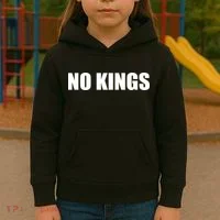 NO KINGS Kids Hoodie thumb 3