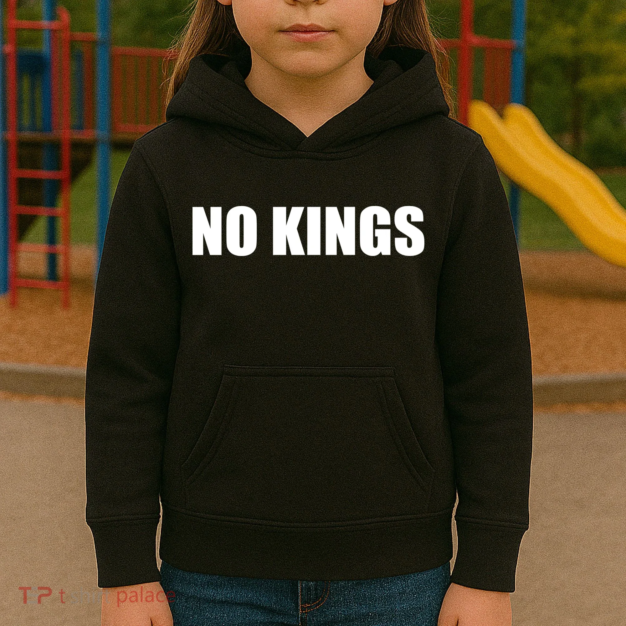 NO KINGS Kids Hoodie