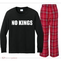 NO KINGS Kids Long Sleeve Plaid Pajama Set thumb 0