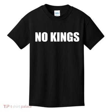 NO KINGS Kids T-Shirt
