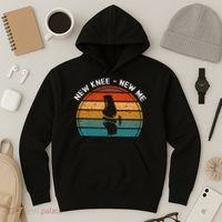 New Knee New Me Knee Surgery Knee Replacement Hoodie thumb 3