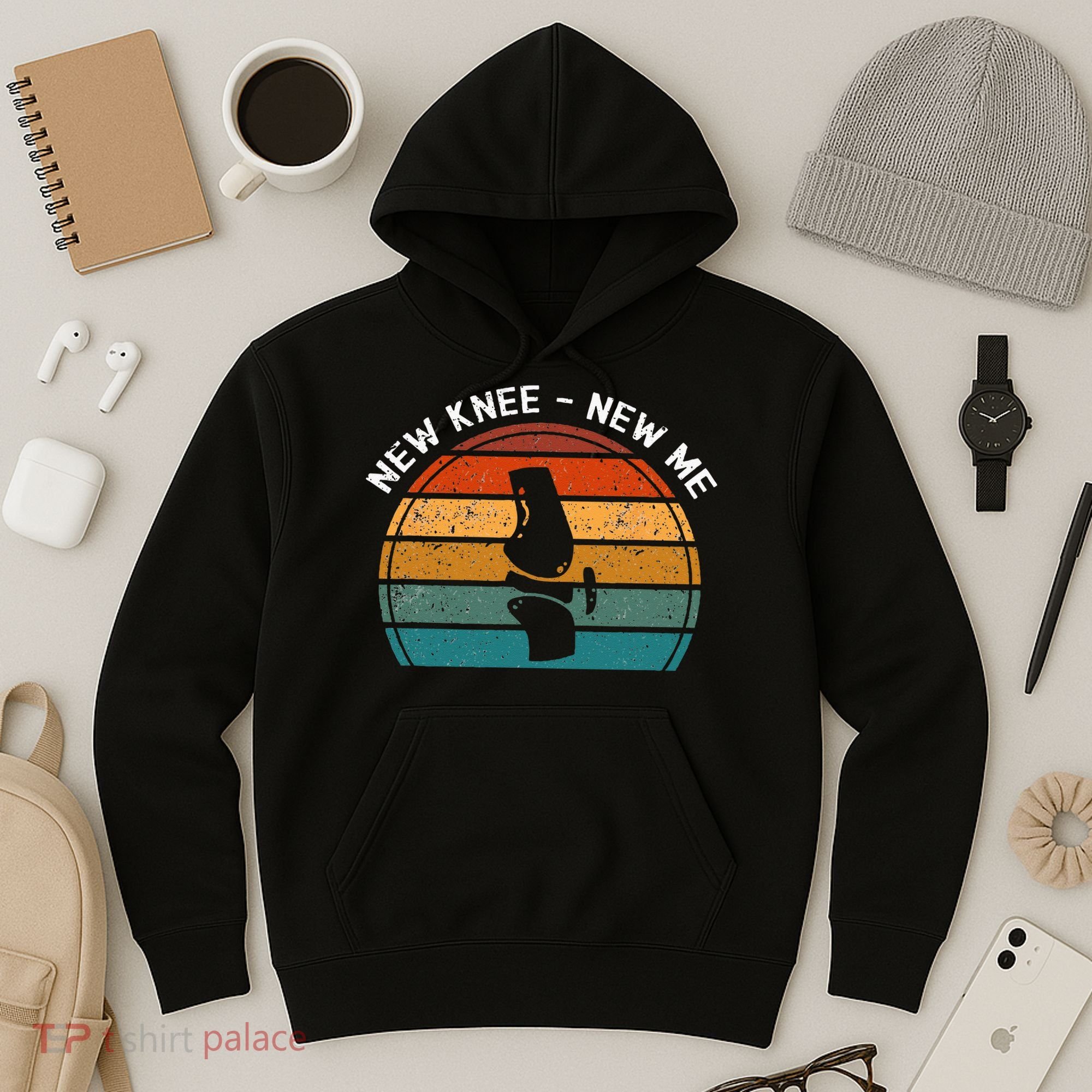 New Knee New Me Knee Surgery Knee Replacement Hoodie