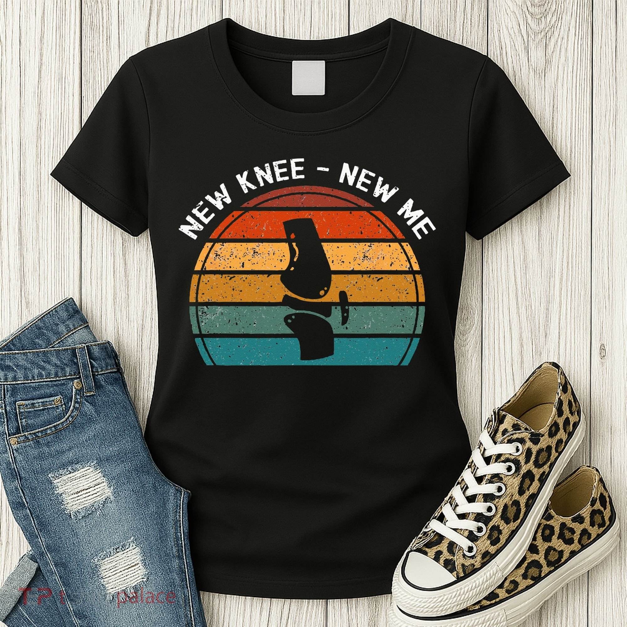 New Knee New Me Knee Surgery Knee Replacement Women's T-Shirt