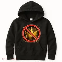 No Kings Kids Hoodie thumb 0