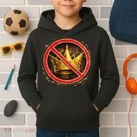 No Kings Kids Hoodie thumb 2