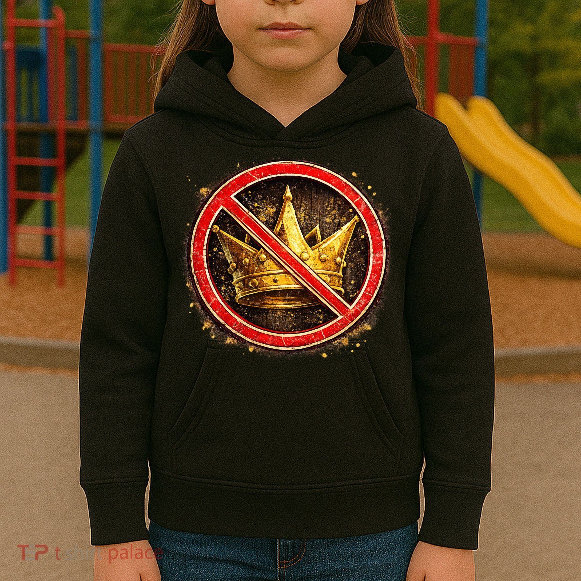 No Kings Kids Hoodie