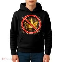 No Kings Kids Hoodie thumb 4