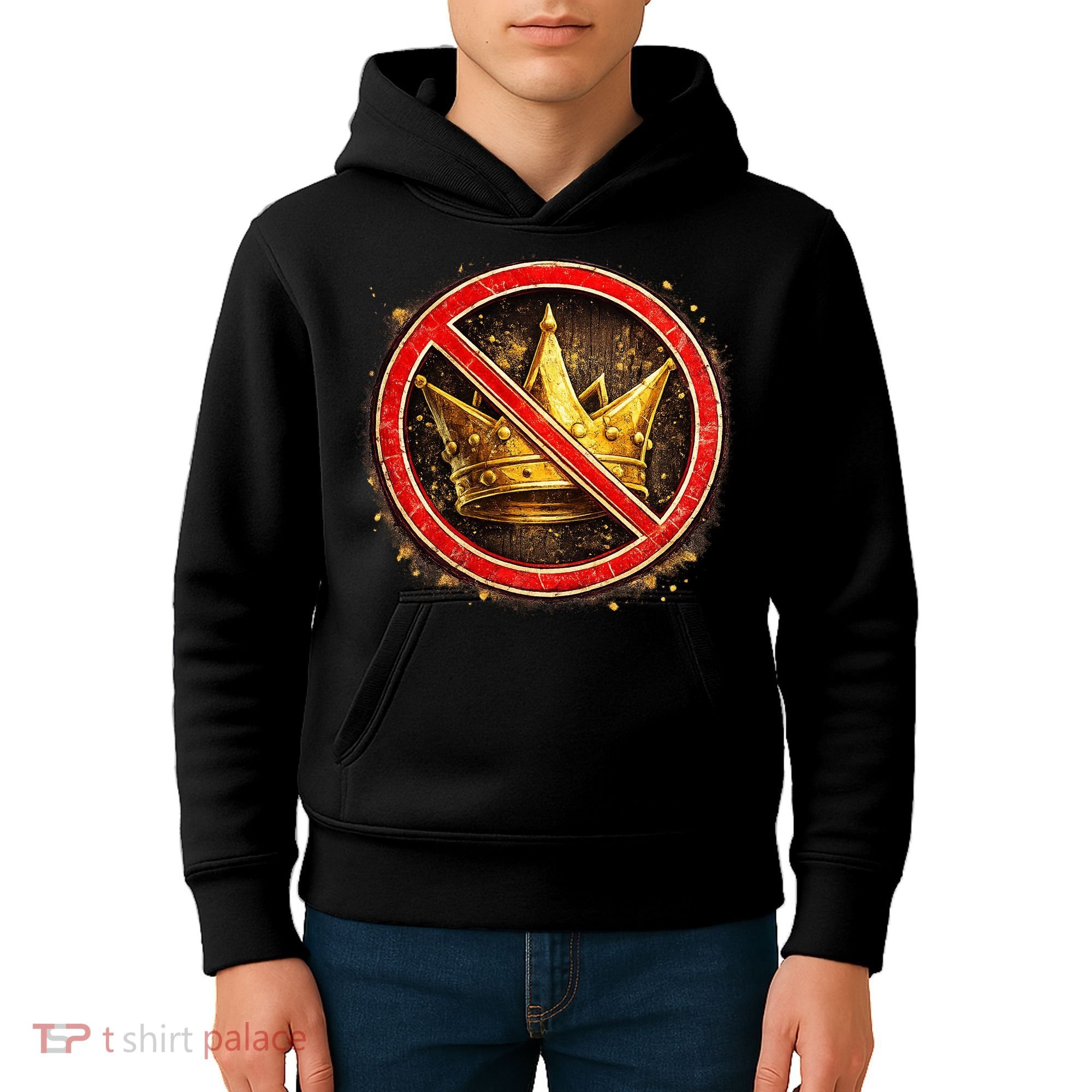 No Kings Kids Hoodie