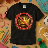 No Kings Kids T-Shirt thumb 3