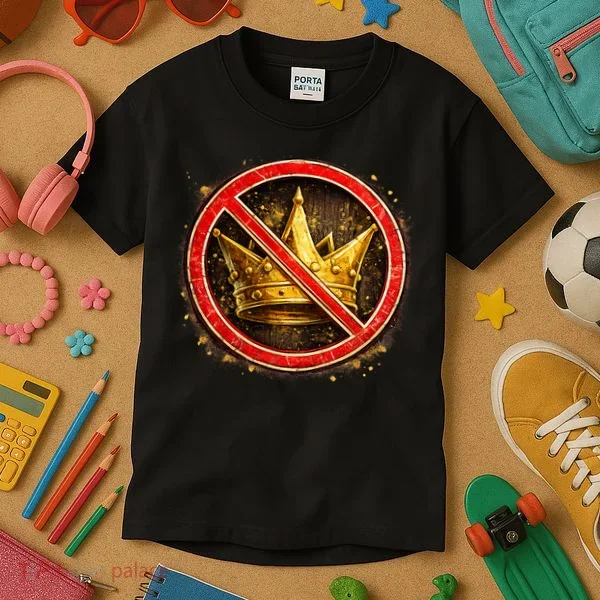 No Kings Kids T-Shirt