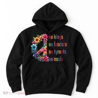 No Kings No Fascists No Tyrants No Nazis Hoodie thumb 0
