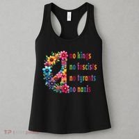 No Kings No Fascists No Tyrants No Nazis Women's Tank Top thumb 3