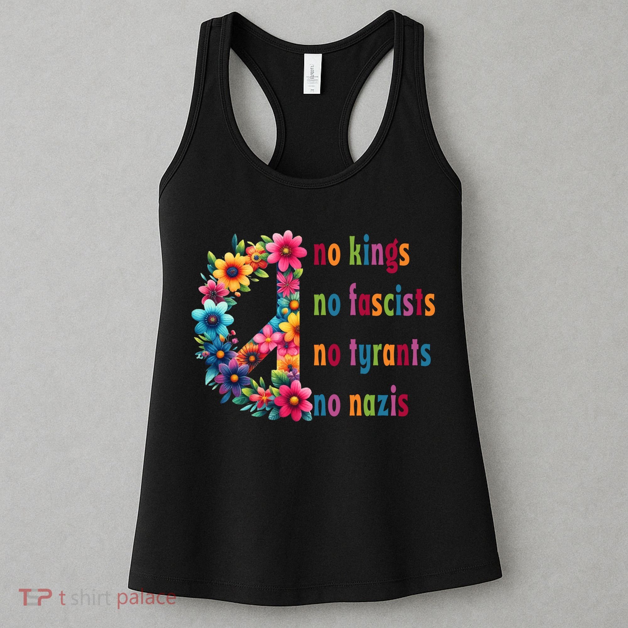 No Kings No Fascists No Tyrants No Nazis Women's Tank Top