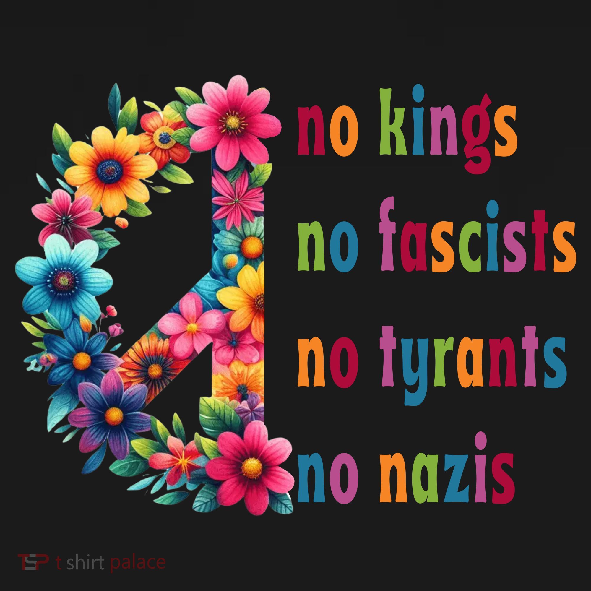 No Kings No Fascists No Tyrants No Nazis Women's Tank Top