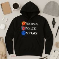 No Kings No I.C.E. No Wars Hoodie thumb 3