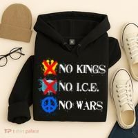 No Kings No I.C.E. No Wars Hoodie thumb 4